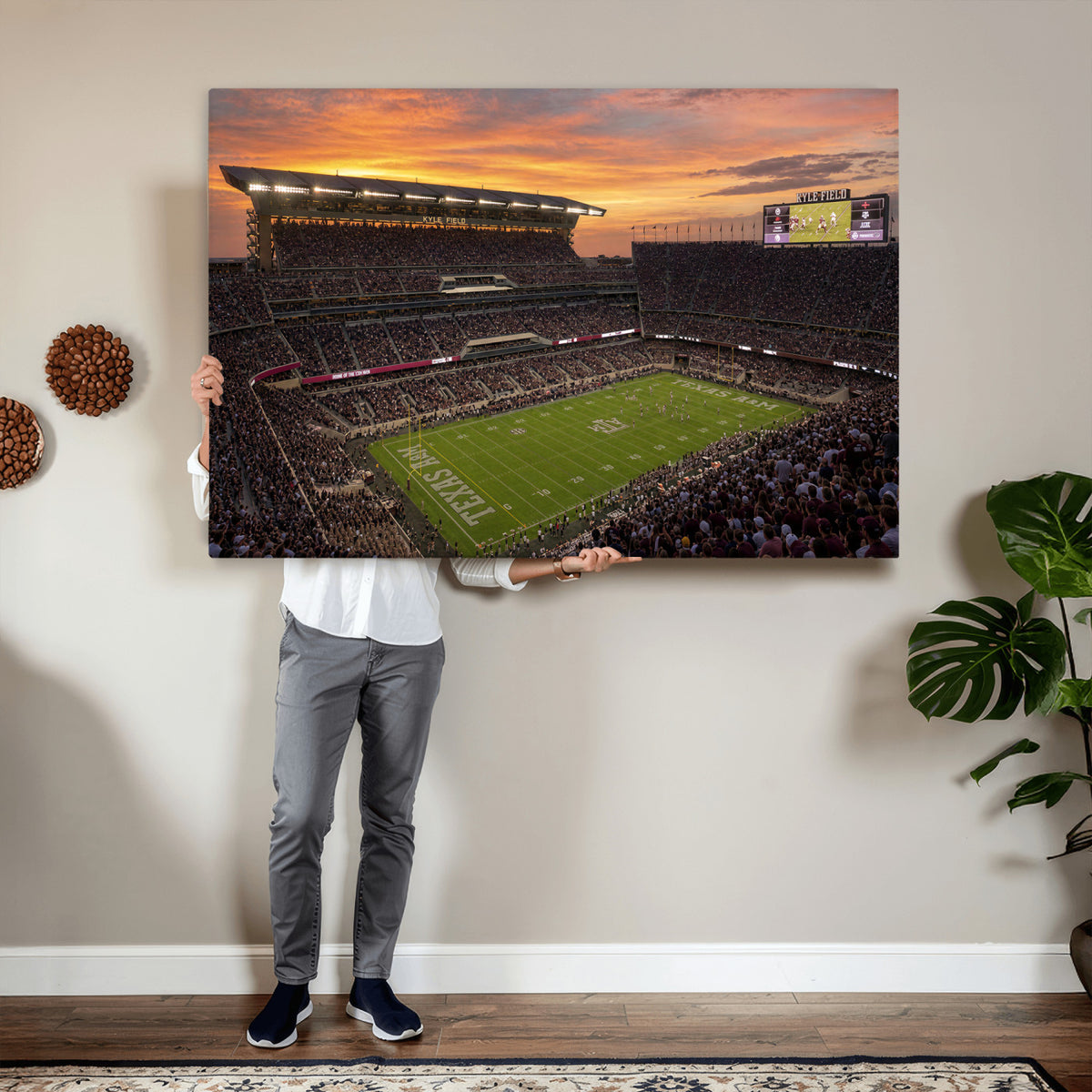 77401853-MGV-CV-36X24 - Stadium Wall Art Canvas Print