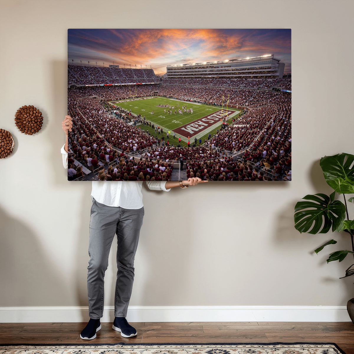 66624578-MGV-CV-36X24 - Stadium Wall Art Canvas Print