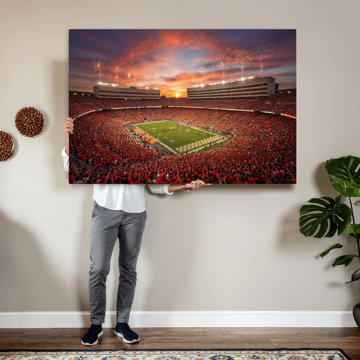66964685-MGV-CV-36X24 - Stadium Wall Art Canvas Print