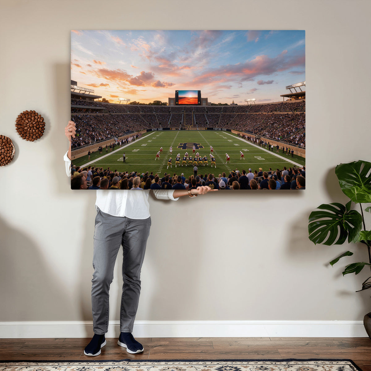 54464530-MGV-CV-36X24 - Stadium Wall Art Canvas Print
