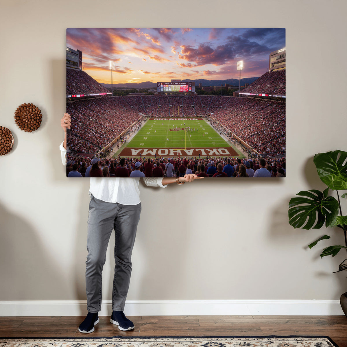 18509931-MGV-CV-36X24 - Stadium Wall Art Canvas Print