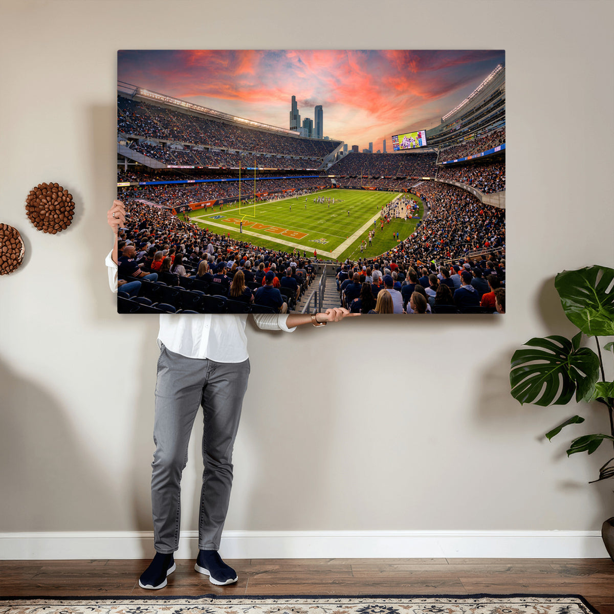 38873544-MGV-CV-36X24 - Stadium Wall Art Canvas Print