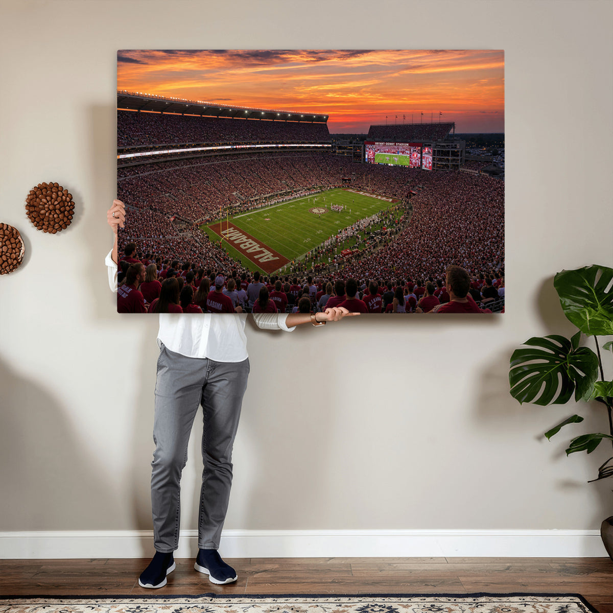 91782096-MGV-CV-36X24 - Stadium Wall Art Canvas Print