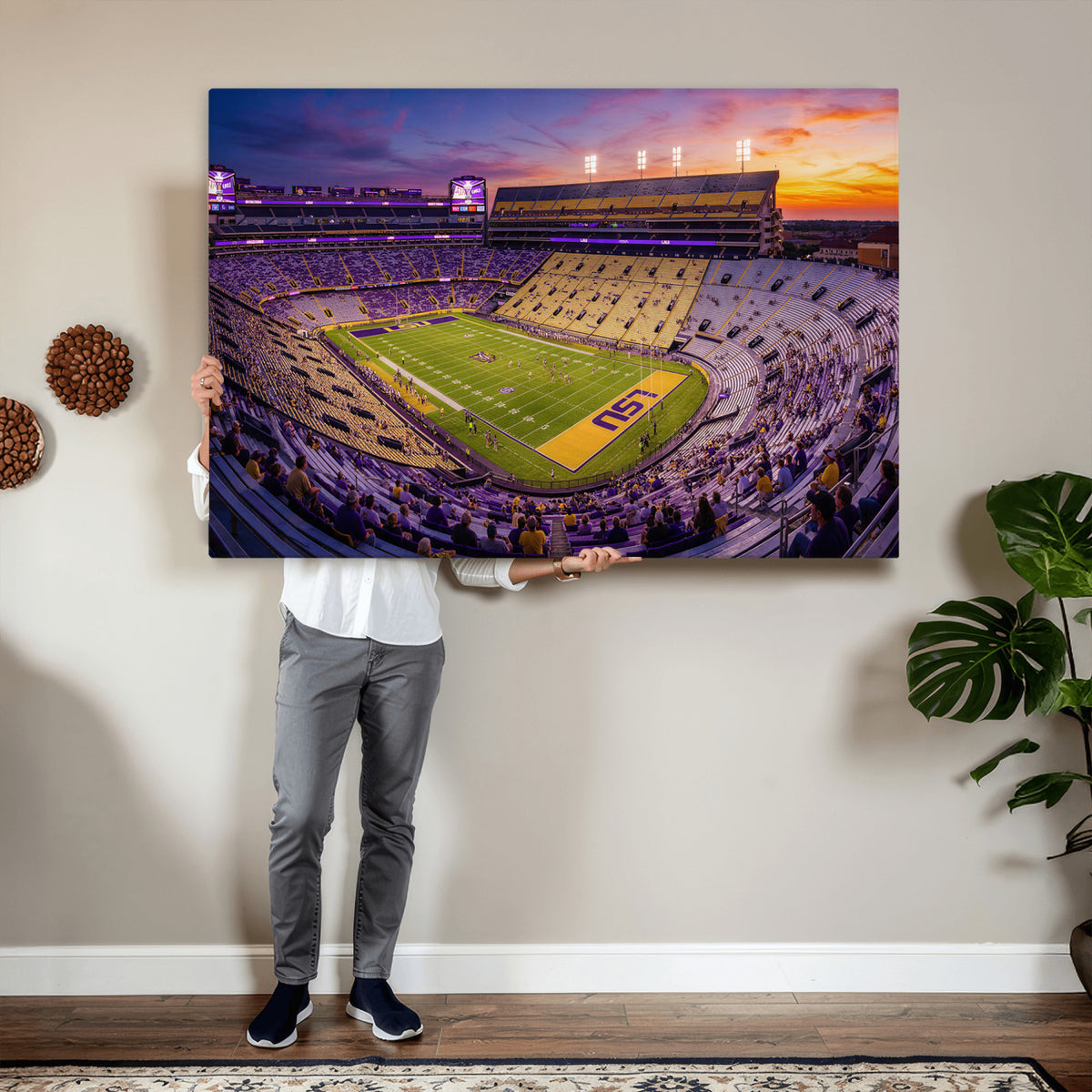 21378512-MGV-CV-36X24 - Stadium Wall Art Canvas Print