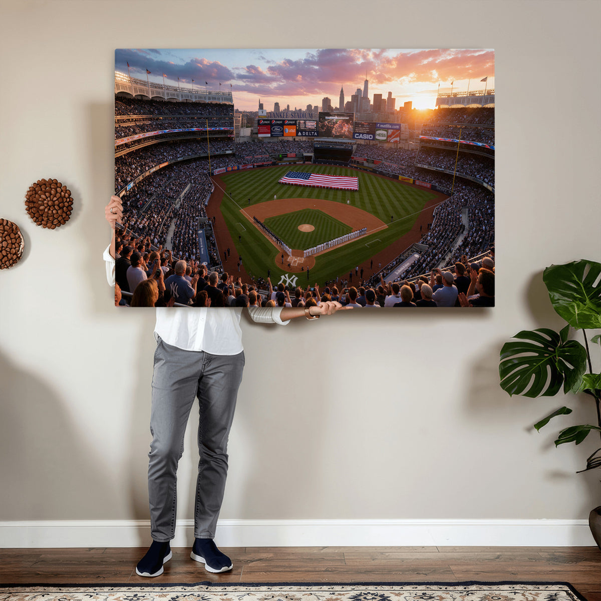 43632742-MGV-CV-36X24 - Stadium Wall Art Canvas Print
