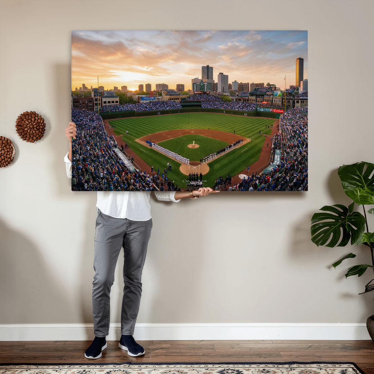 76885212-MGV-CV-36X24 - Stadium Wall Art Canvas Print
