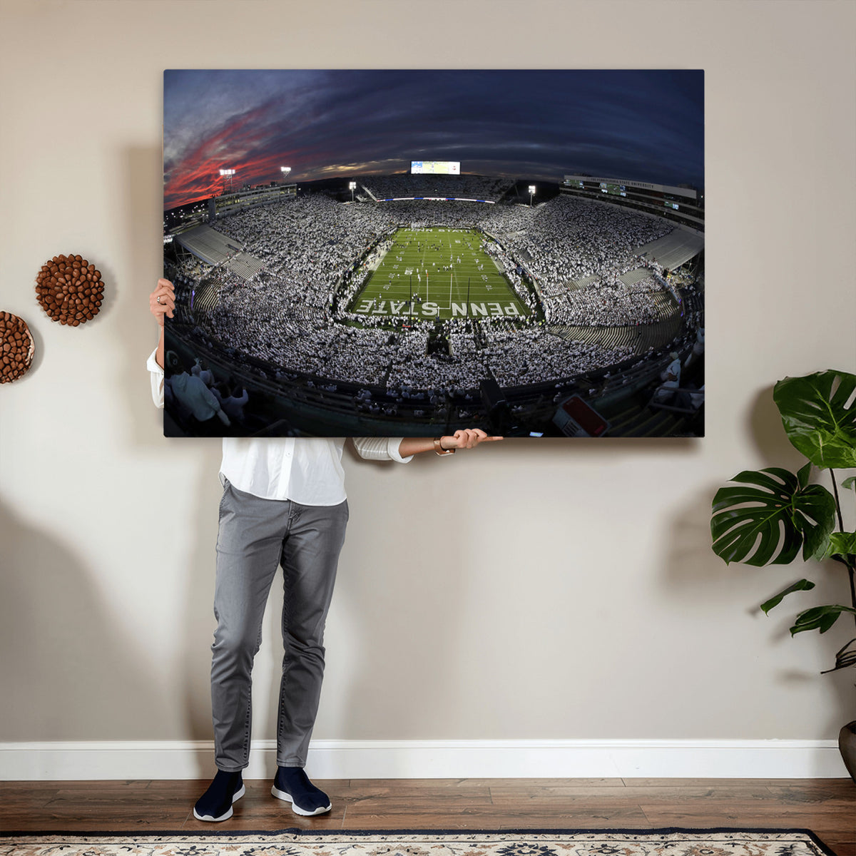 59877-MGV-CV-36X24 - Penn State University Nittany Lions Football Team Print