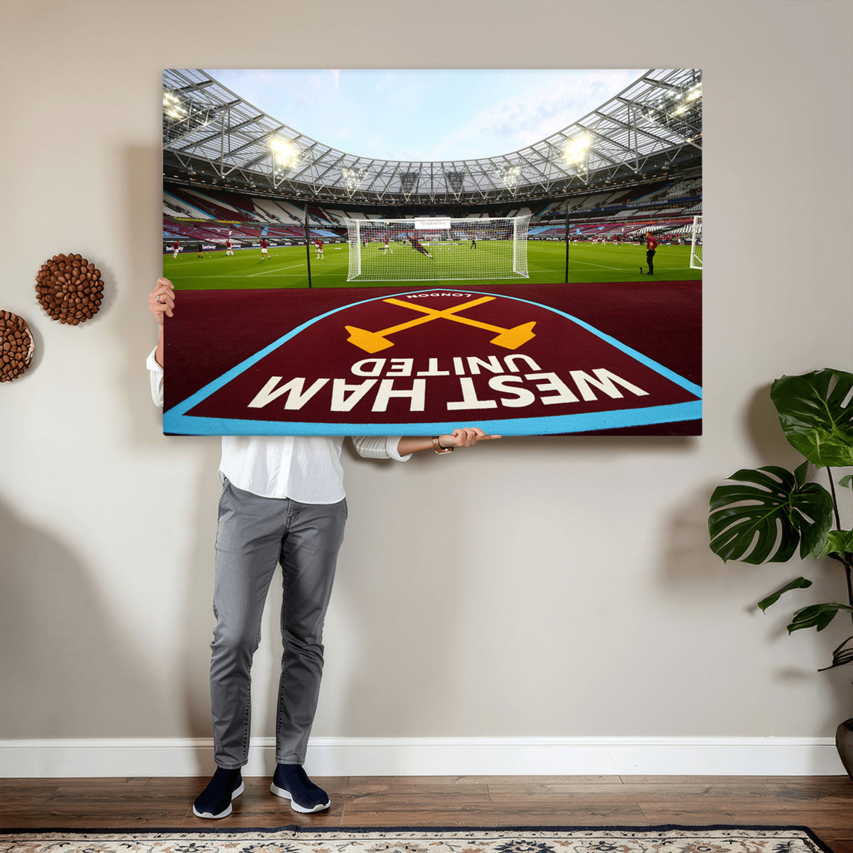 77367-MGV-CV-36X24 - West Ham United FC Stadium Canvas Wall Art, London Stadium