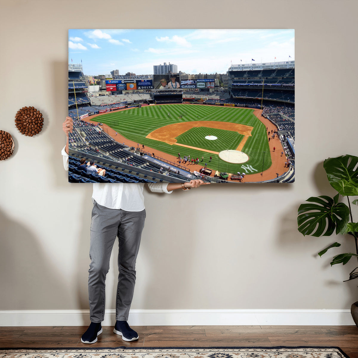 98047-MGV-CV-36X24 - Buffalo Bills Stadium Wall Art, Buffalo Bills Decor, NFL Fan Gift