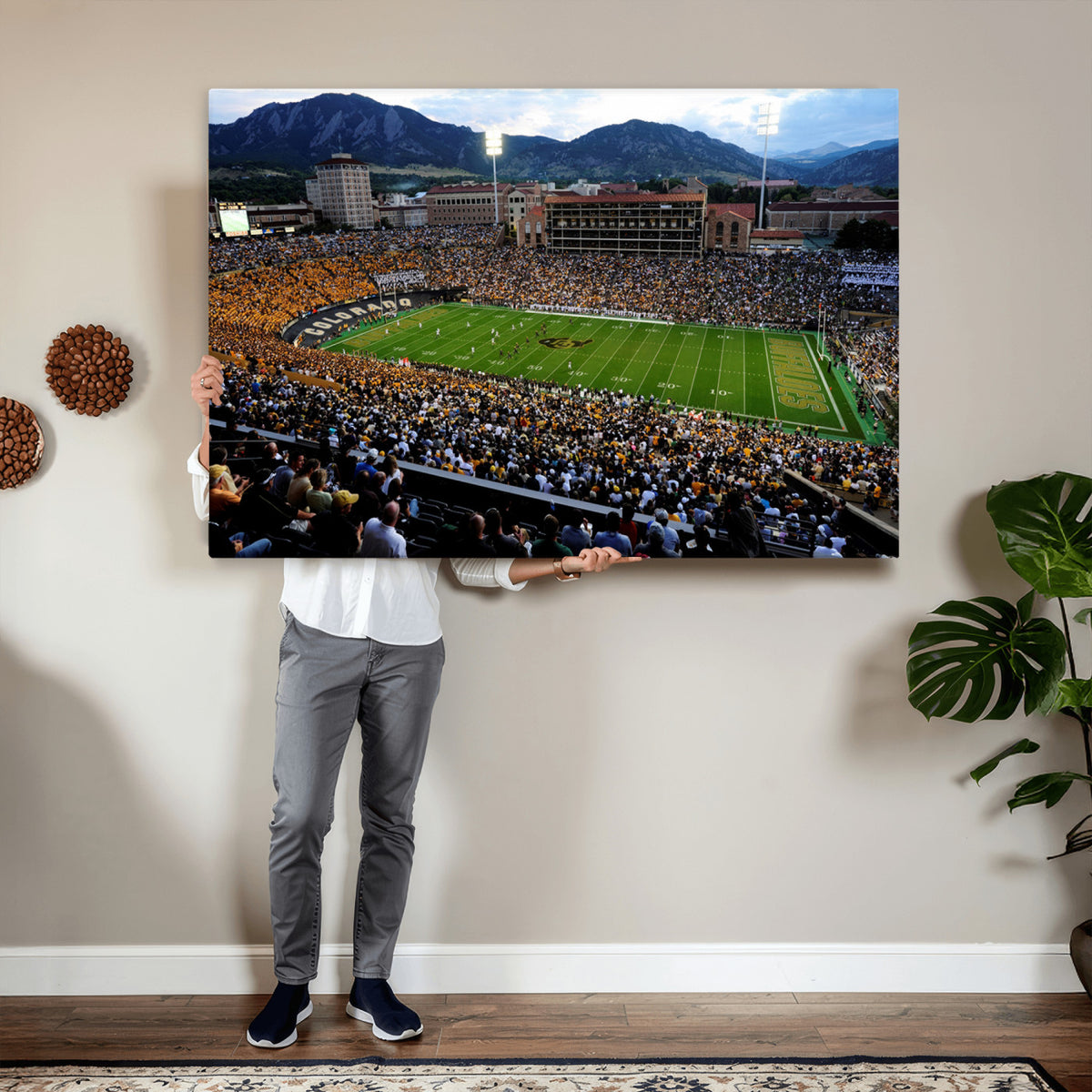 60552-MGV-CV-36X24 - Folsom Field, University of Colorado Buffaloes Football