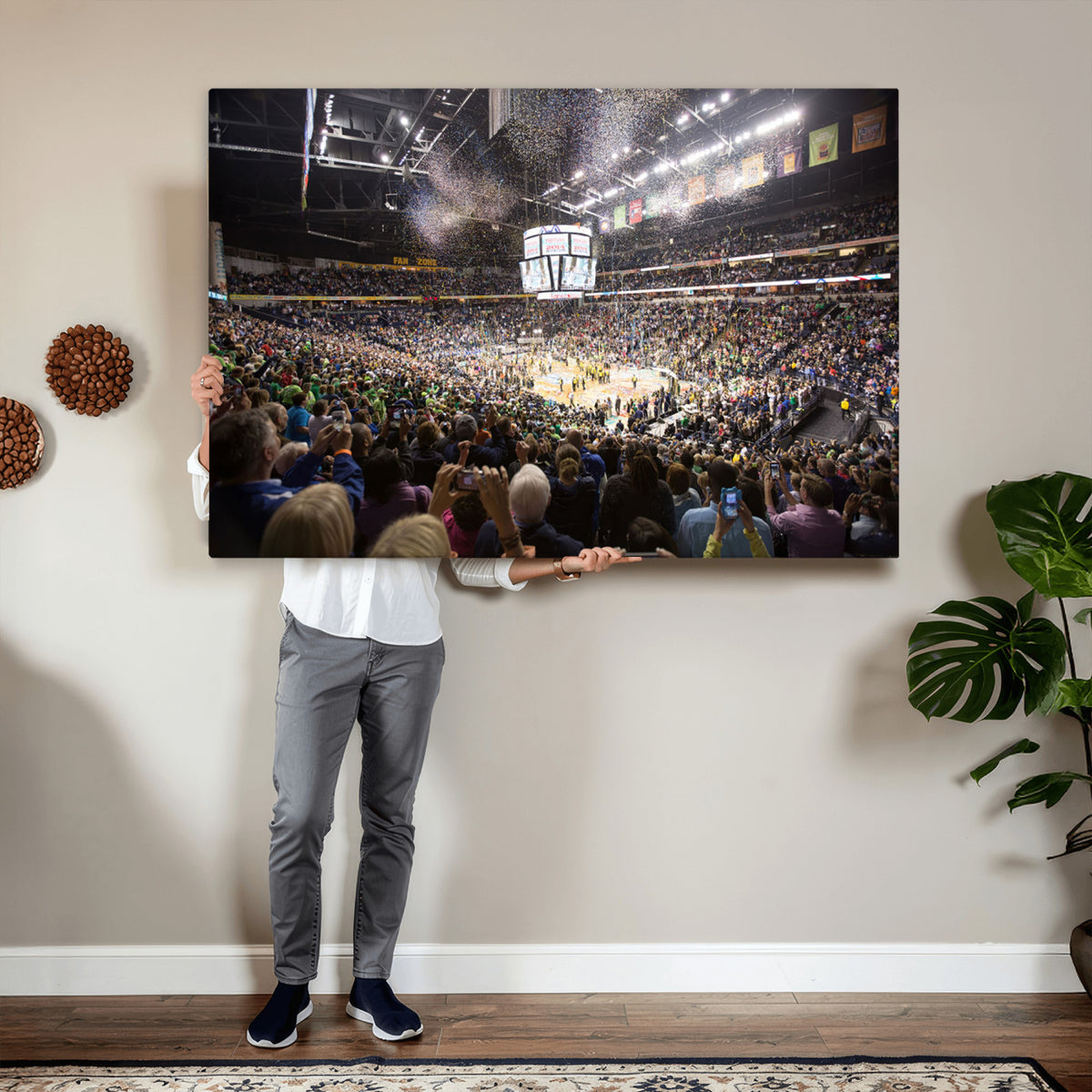 66251-MGV-CV-36X24 - Bridgestone Arena Wall Art Canvas, Nashville Predators