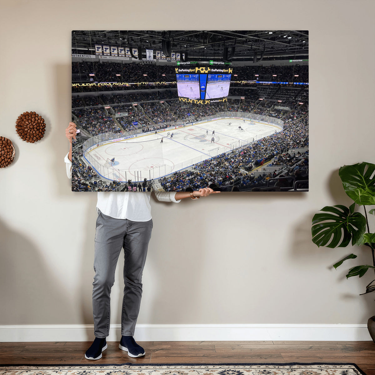 75222-MGV-CV-36X24 - Enterprise Center Missouri St. Louis Blues Hockey Stadium
