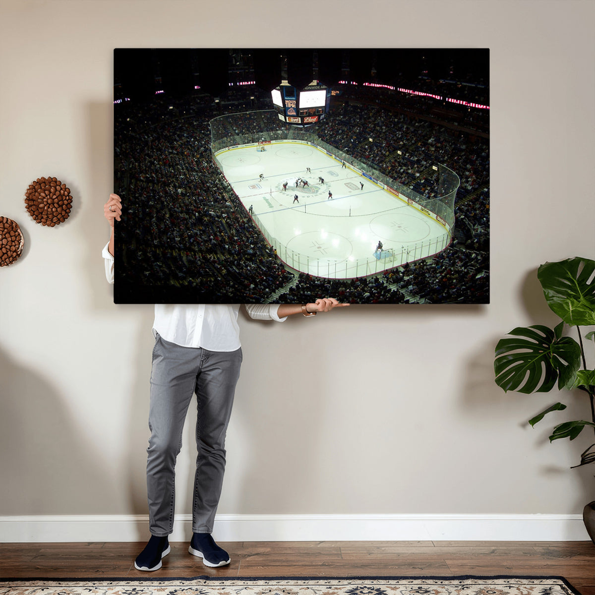 38823-MGV-CV-36X24 - Nationwide Arena Ohio Columbus Blue Jackets Hockey Stadium