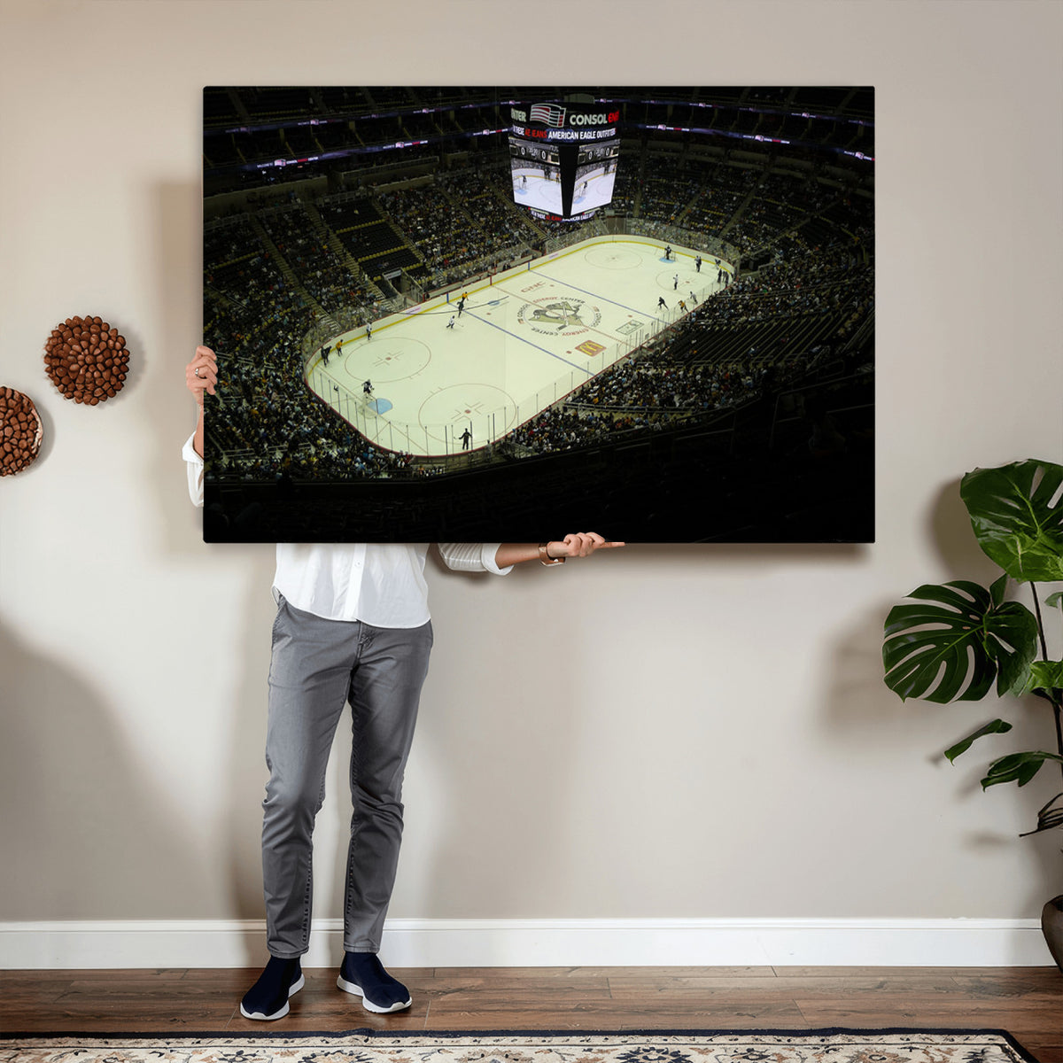 52168-MGV-CV-36X24 - PPG Paints Arena Pennsylvania Pittsburgh Penguins Hockey