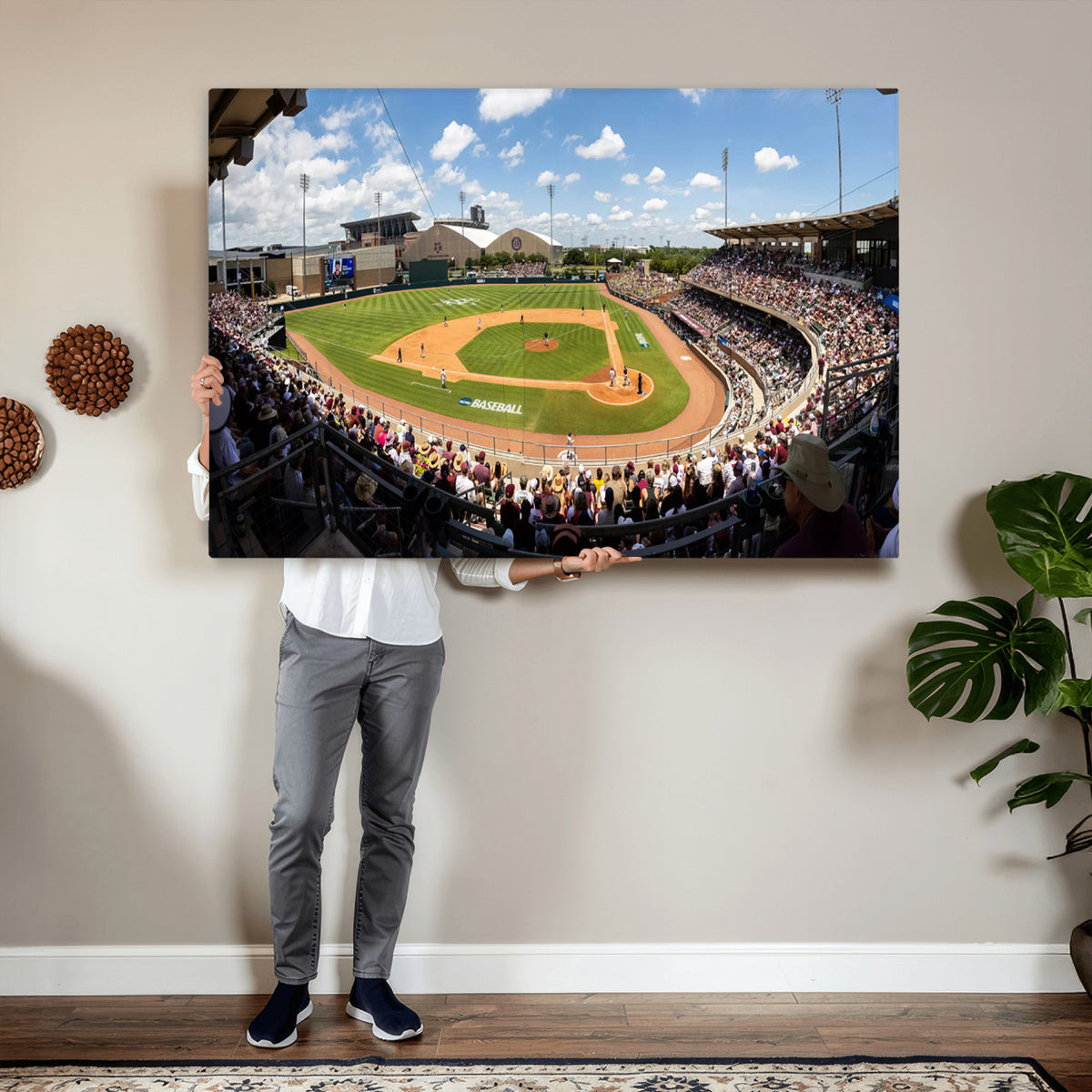 80409-MGV-CV-36X24 - The Texas A&M University Aggies Athletics Team Print