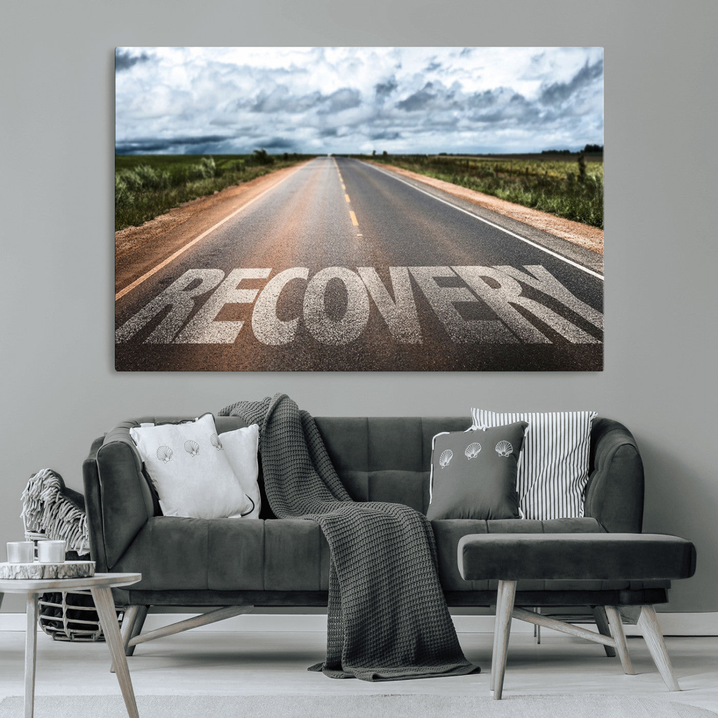 MGV-CV-36X24 - Recovery Road Wall Art Canvas Print