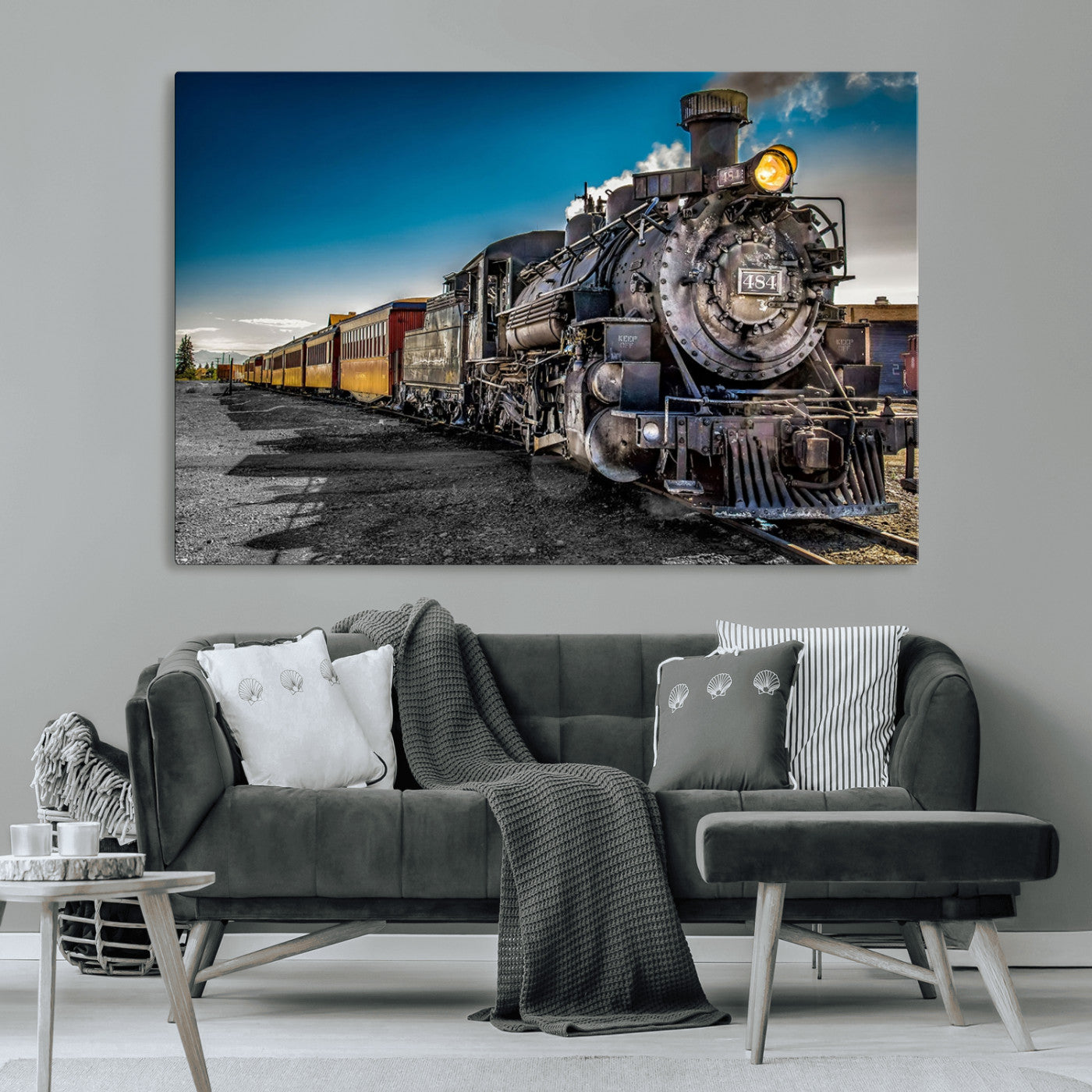 MGV-CV-36X24 - Train Wall Art Canvas Print