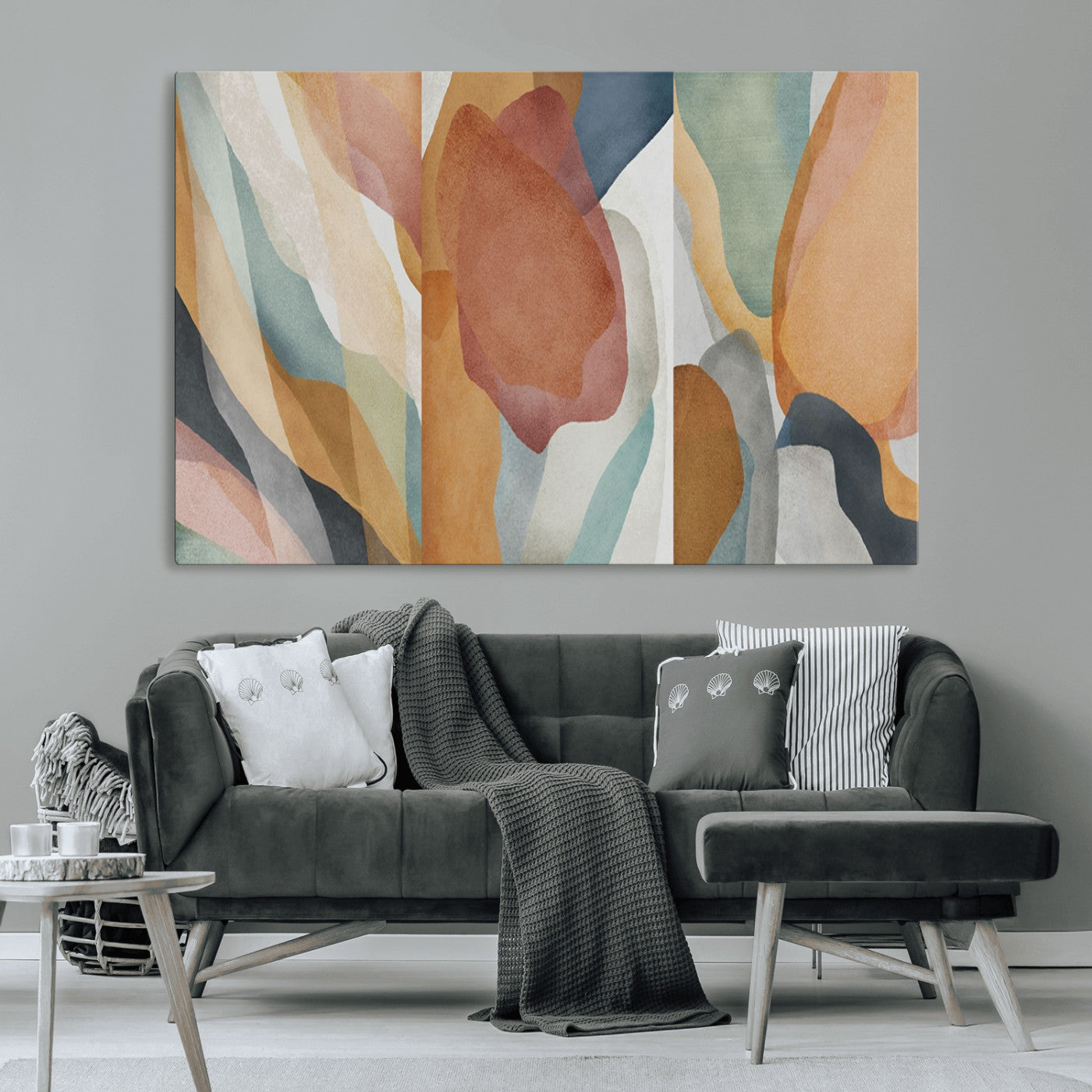 MGV-CV-36X24 - Boho Wall Art Canvas Print Set