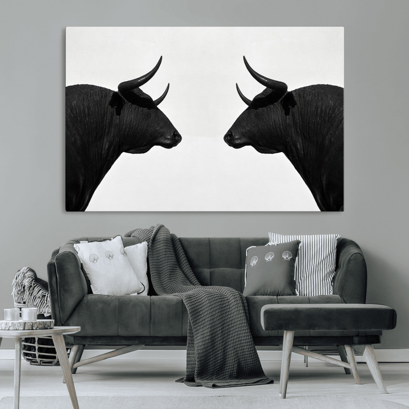 MGV-CV-36X24 - Spanish Bull Wall Art Canvas Print