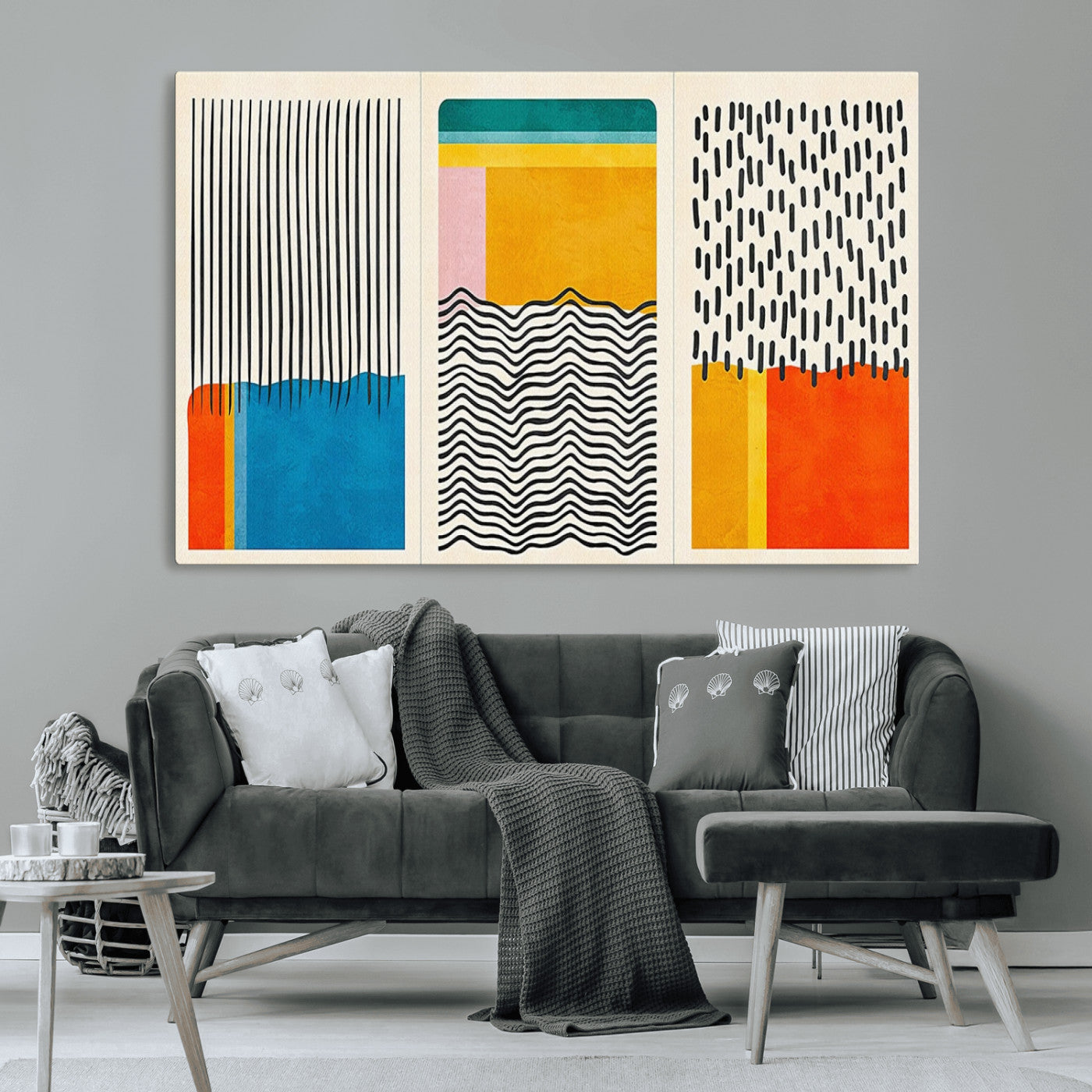 MGV-CV-36X24 - Canvas Print Wall Art Abstract Illustrs Art Boho