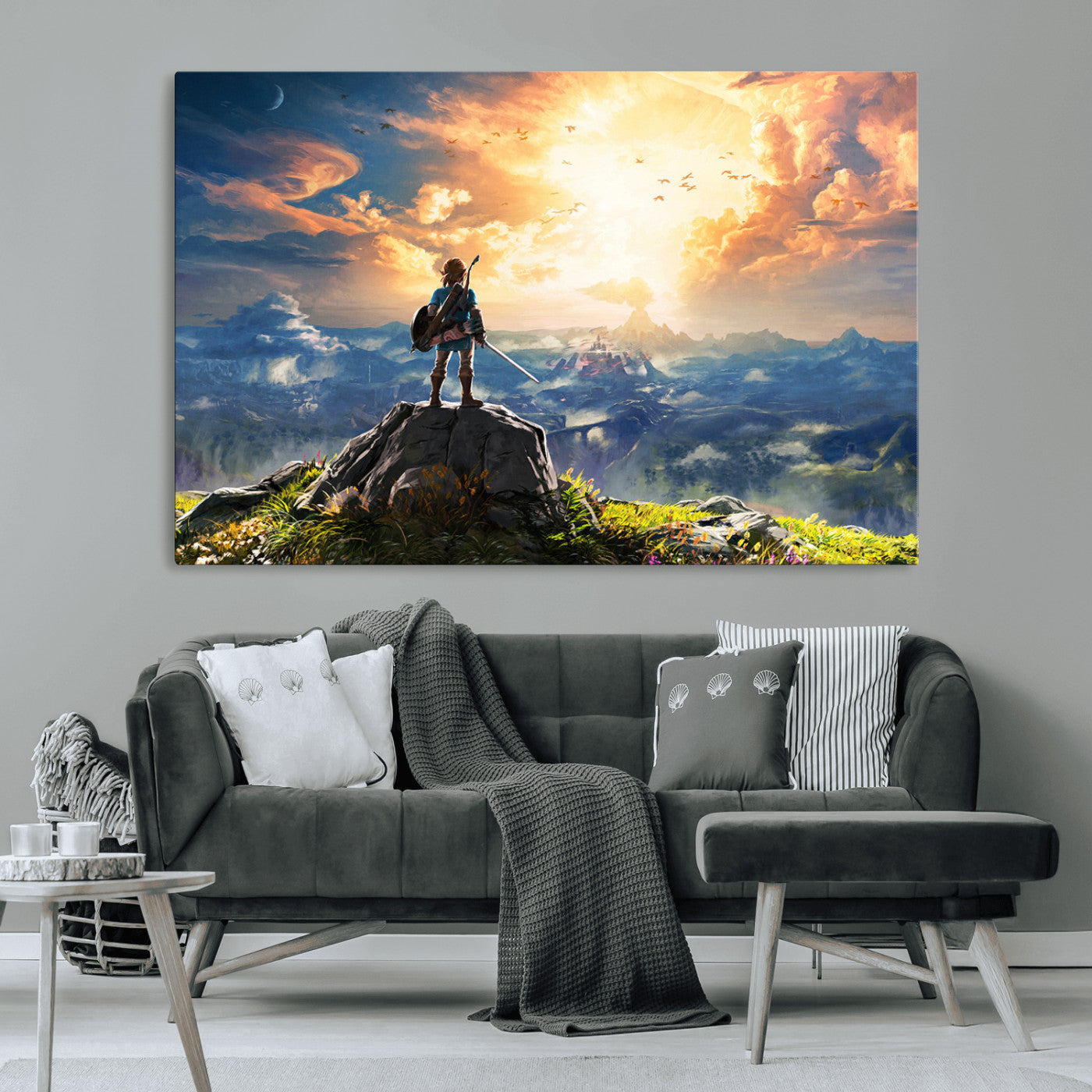 MGV-CV-36X24 - Legend of Zelda Breath of the Wild Game Wall Art Canvas Print