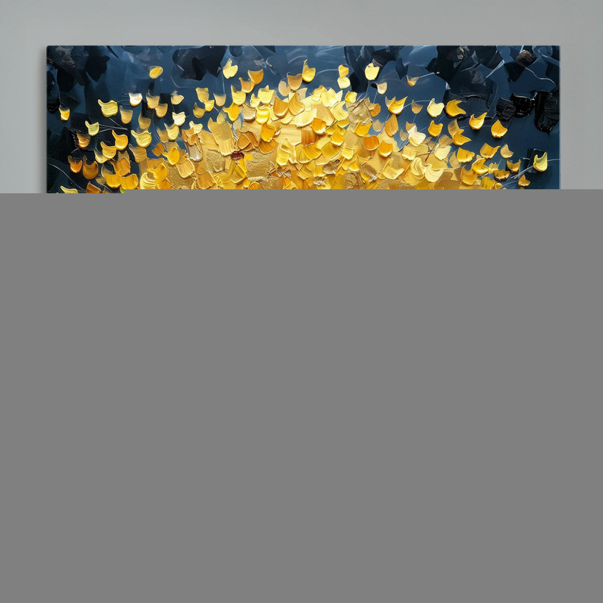 MGV-CV-36X24 - Golden Autumn Tree Wall Art – Canvas Print of Vibrant Fall Leaves, Seasonal Nature Scene Beautiful Fall Decor for Home, Office or Guest Room