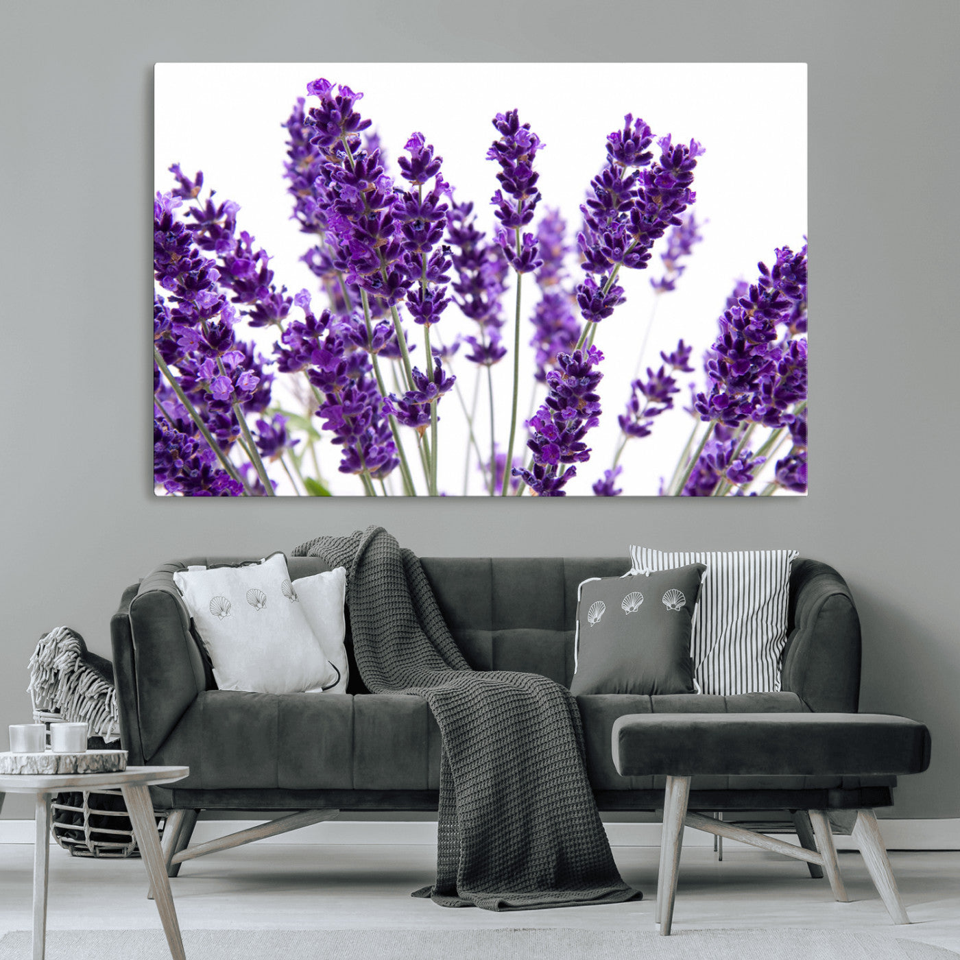 MGV-CV-36X24 - Lavender Flower Wall Art Canvas Print