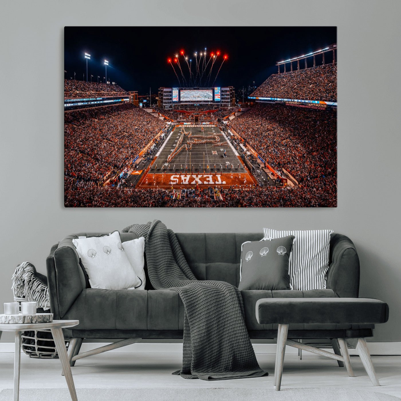 MGV-CV-36X24 - Texas Memorial Stadium Wall Art Canvas Print