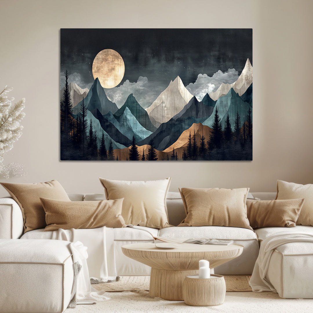 Framed Wall Art Canvas Print