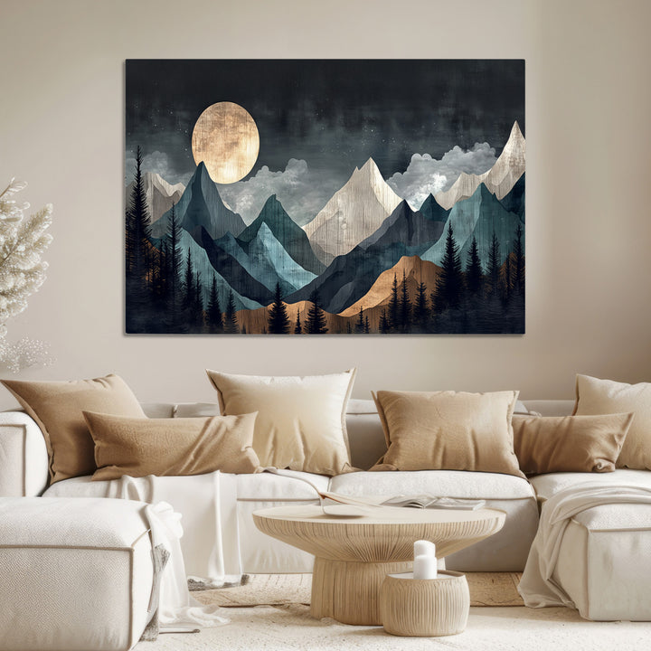Framed Wall Art Canvas Print