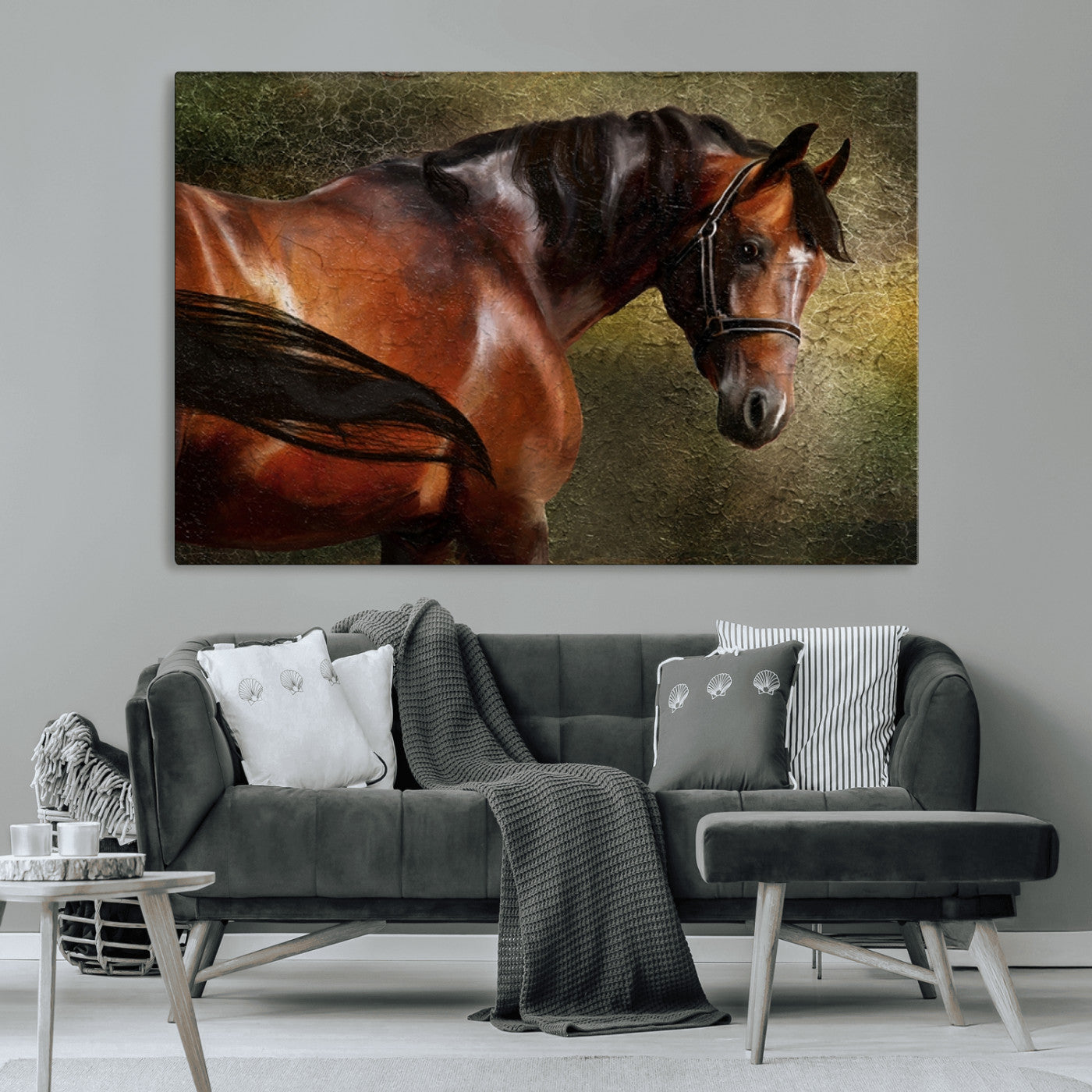 MGV-CV-36X24 - Wild Horses Wall Art Canvas Print
