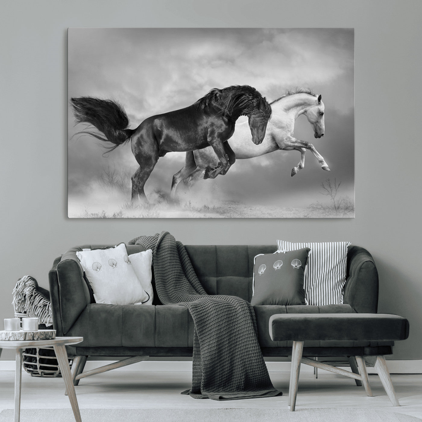 MGV-CV-36X24 - Wild Horses Wall Art Canvas Print