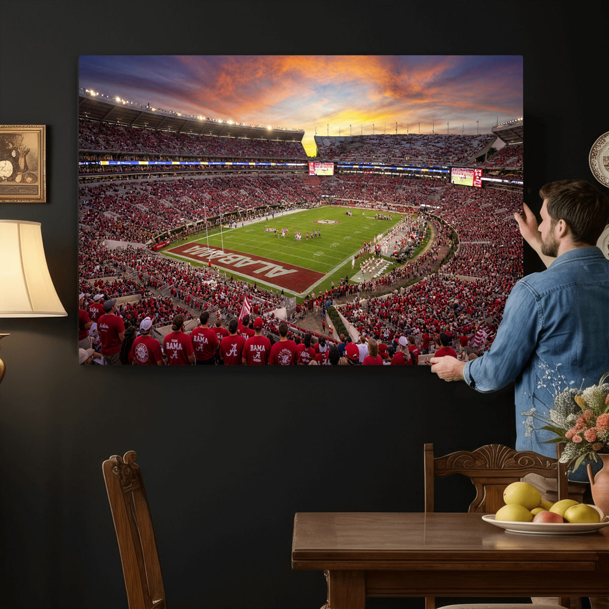 41995919-MGV-CV-36X24 - Stadium Wall Art Canvas Print