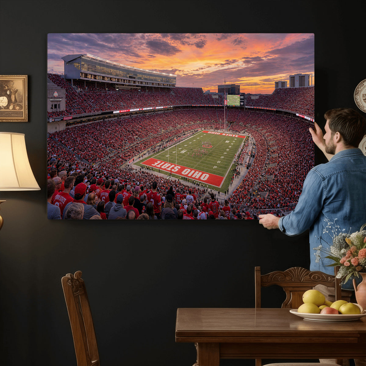 95137596-MGV-CV-36X24 - Stadium Wall Art Canvas Print