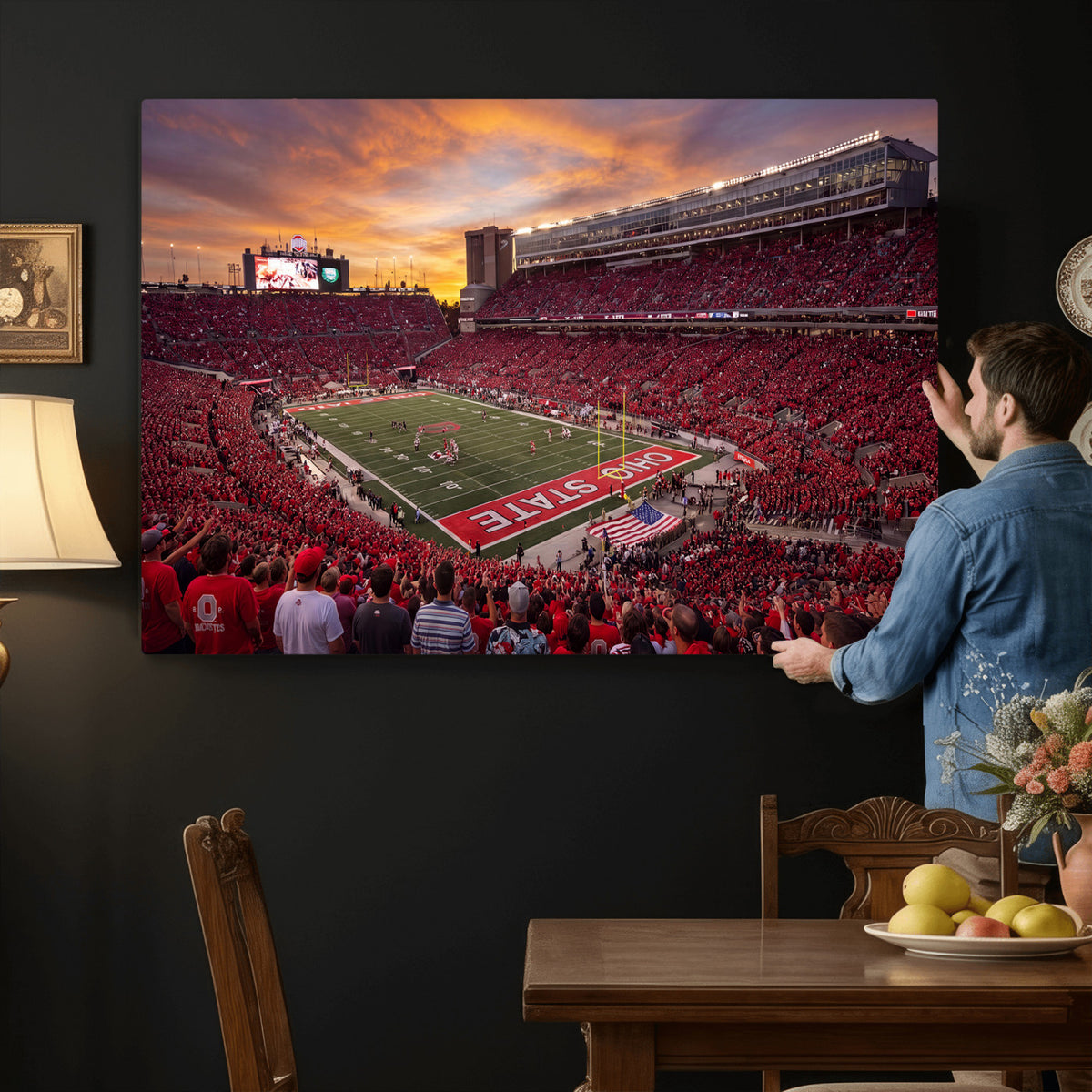 36125328-MGV-CV-36X24 - Stadium Wall Art Canvas Print