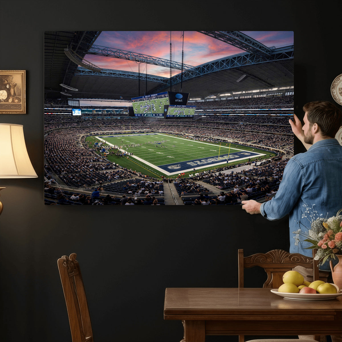 11530179-MGV-CV-36X24 - Stadium Wall Art Canvas Print
