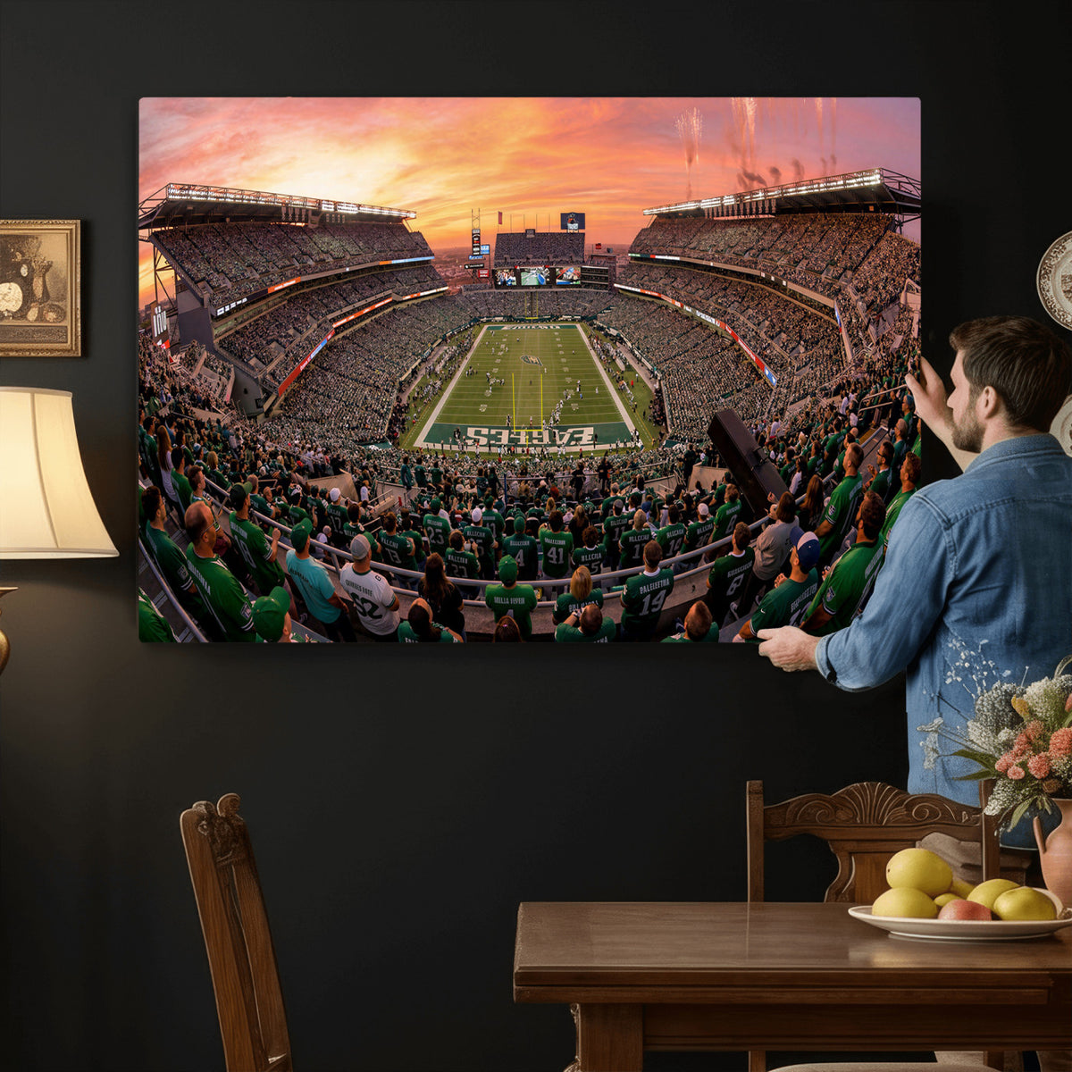 24458374-MGV-CV-36X24 - Stadium Wall Art Canvas Print