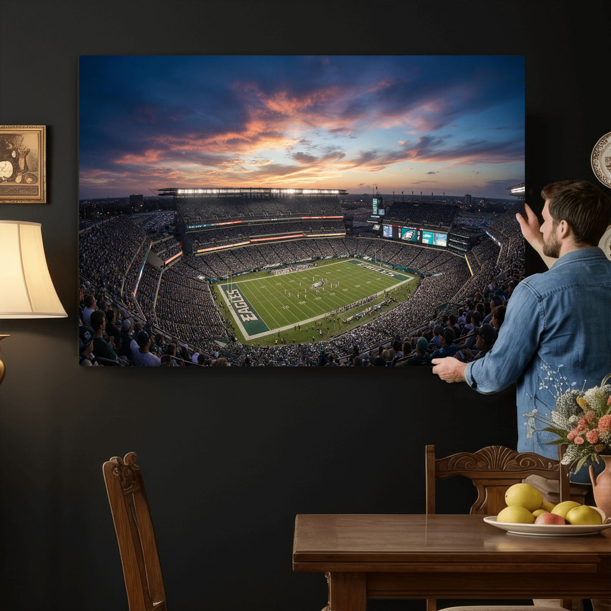 59208973-MGV-CV-36X24 - Stadium Wall Art Canvas Print