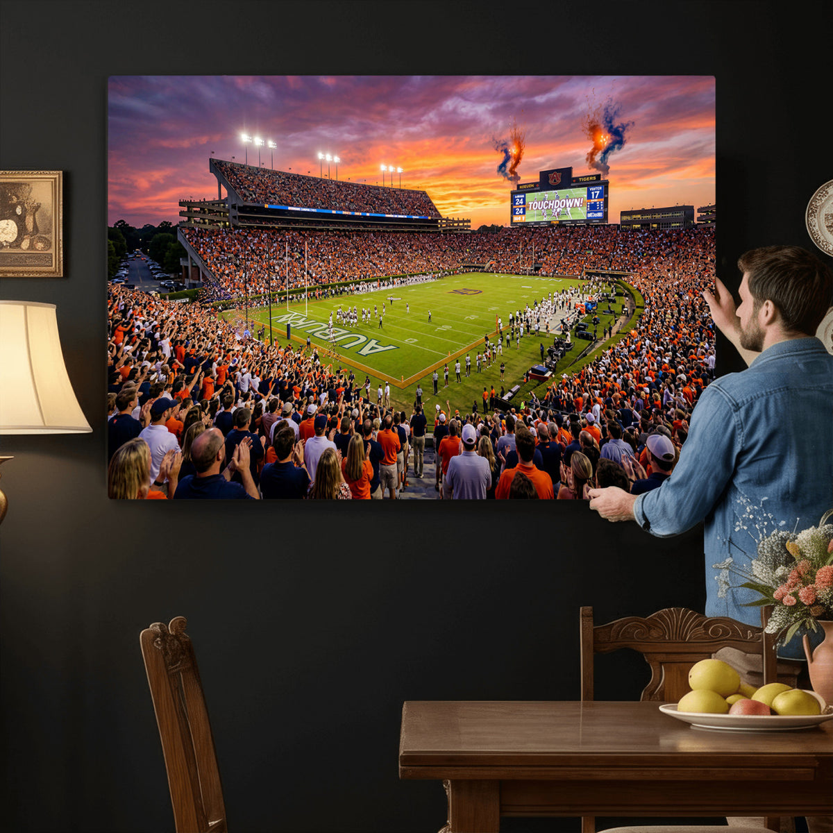 77756715-MGV-CV-36X24 - Stadium Wall Art Canvas Print