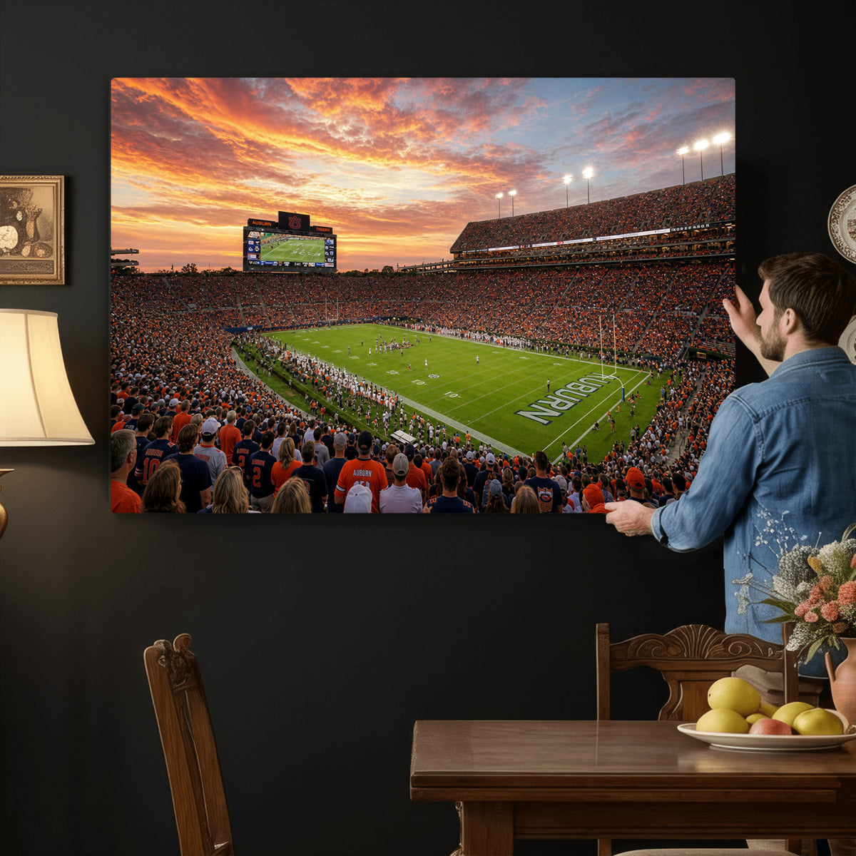 28631591-MGV-CV-36X24 - Stadium Wall Art Canvas Print