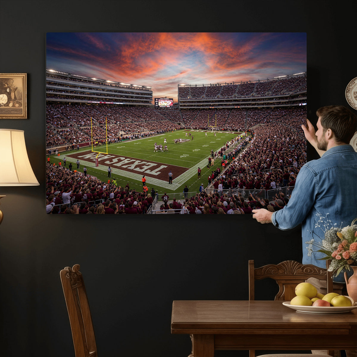44328991-MGV-CV-36X24 - Stadium Wall Art Canvas Print