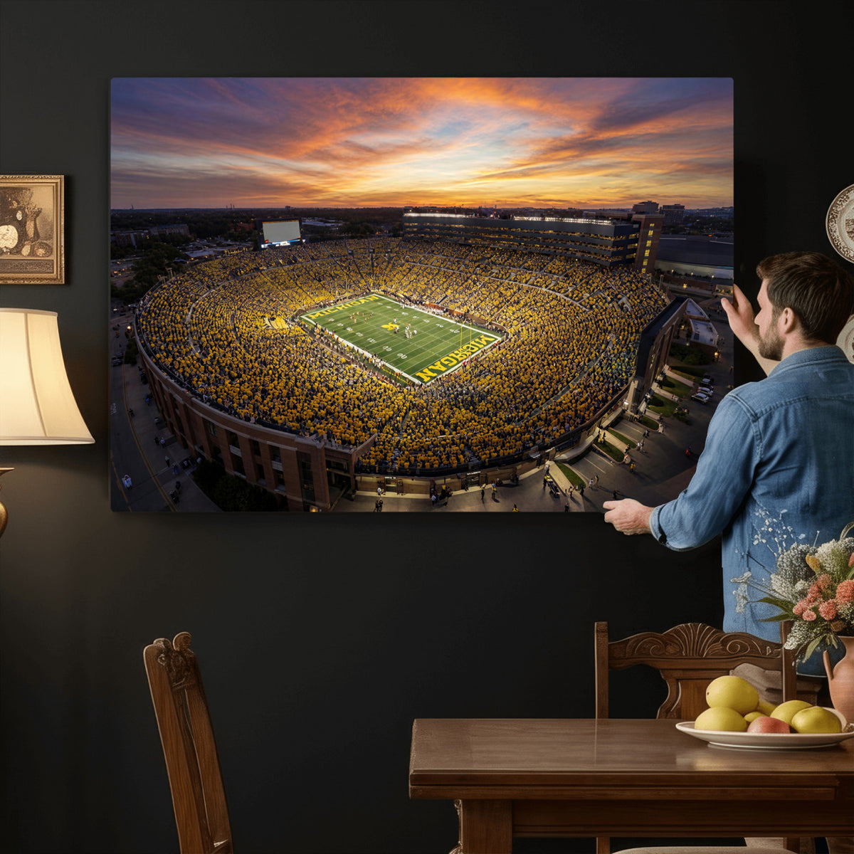 64902586-MGV-CV-36X24 - Stadium Wall Art Canvas Print