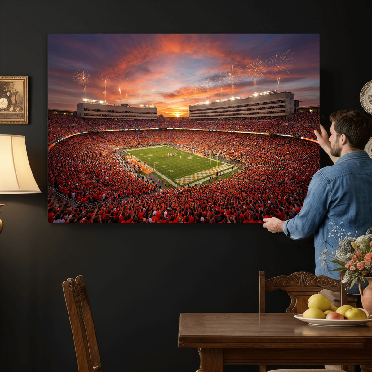 66964685-MGV-CV-36X24 - Stadium Wall Art Canvas Print
