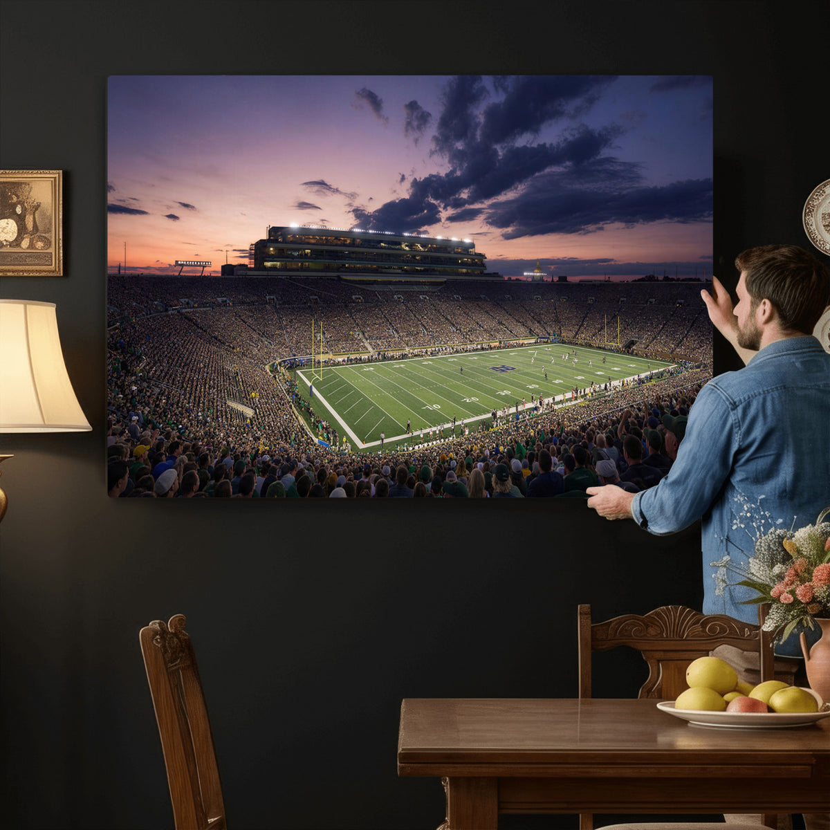 48837941-MGV-CV-36X24 - Stadium Wall Art Canvas Print