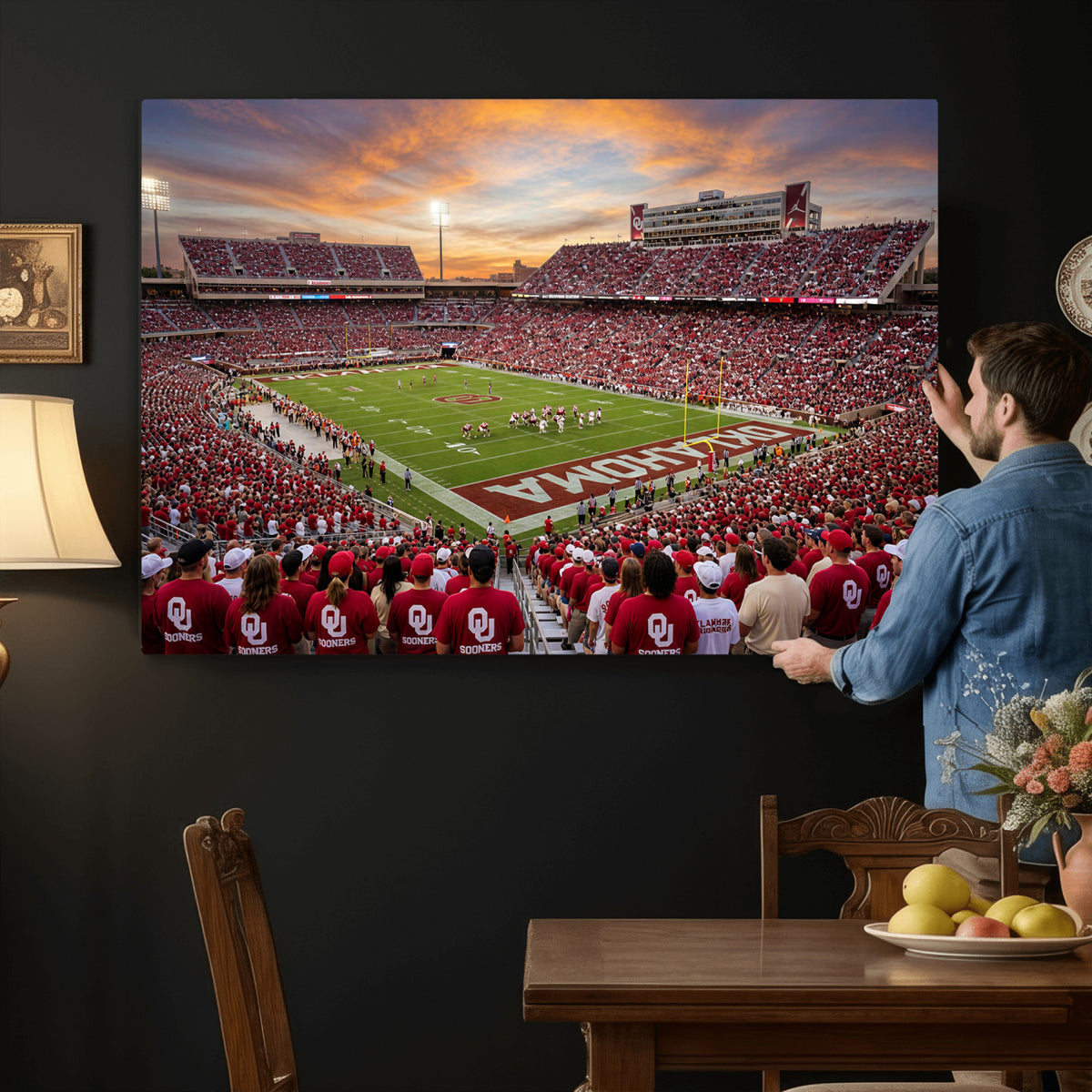 92718741-MGV-CV-36X24 - Stadium Wall Art Canvas Print