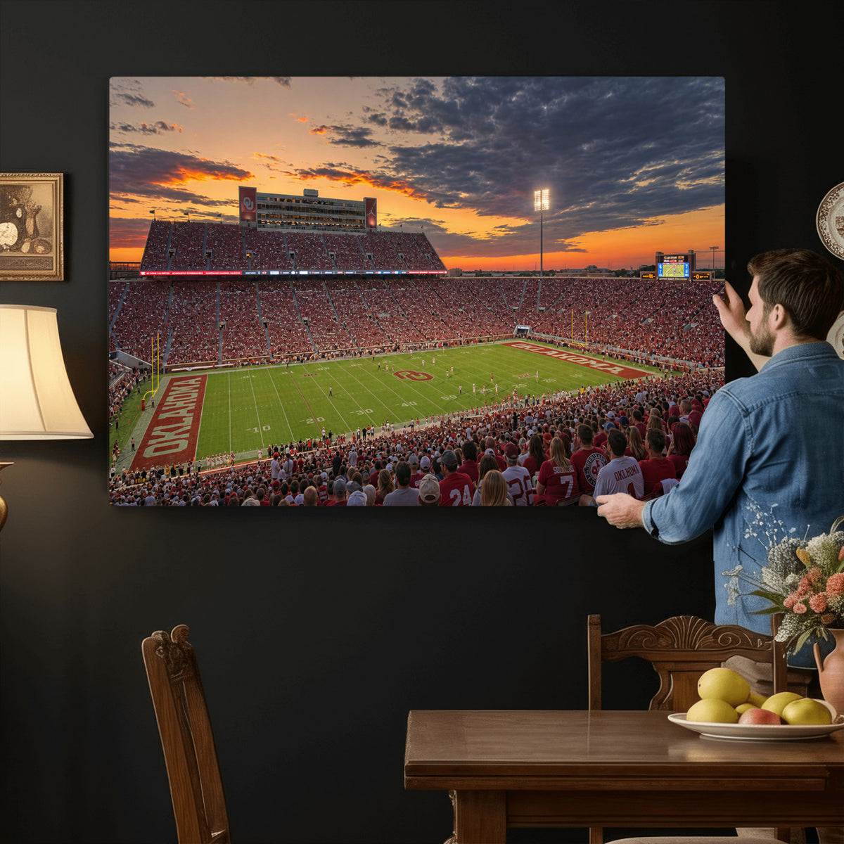 75444407-MGV-CV-36X24 - Stadium Wall Art Canvas Print