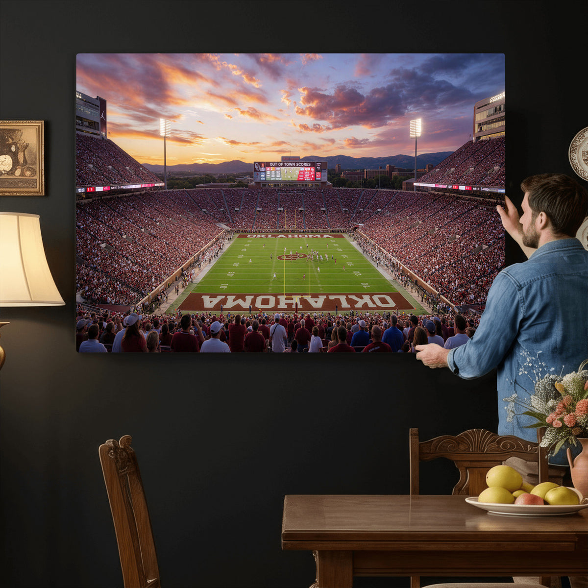 18509931-MGV-CV-36X24 - Stadium Wall Art Canvas Print