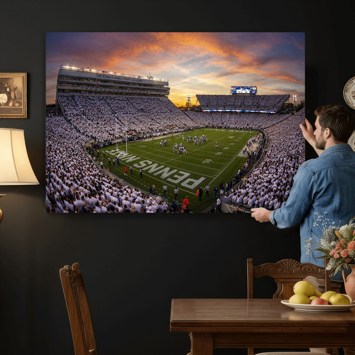 37485833-MGV-CV-36X24 - Stadium Wall Art Canvas Print
