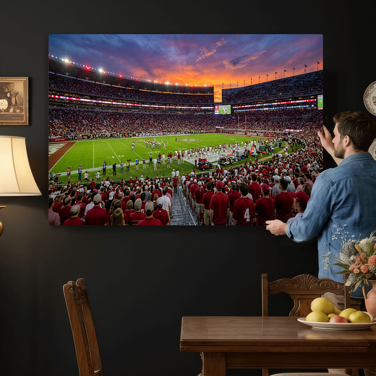 47822048-MGV-CV-36X24 - Stadium Wall Art Canvas Print