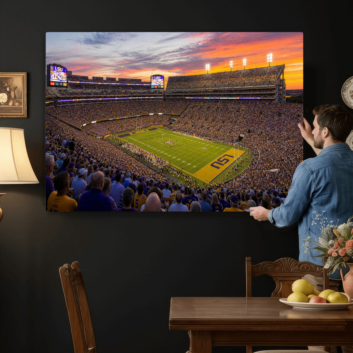 91303167-MGV-CV-36X24 - Stadium Wall Art Canvas Print